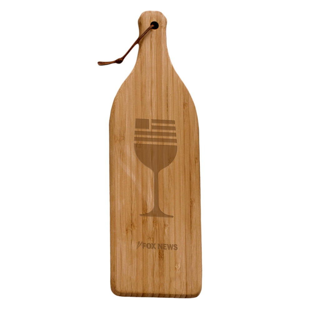 FOX News Wine Bottle Cutting Board