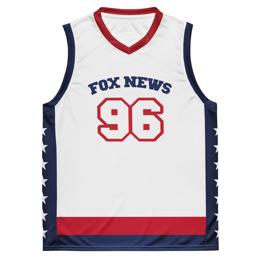 FOX News Logo Personalized Sports Basketball Jersey
