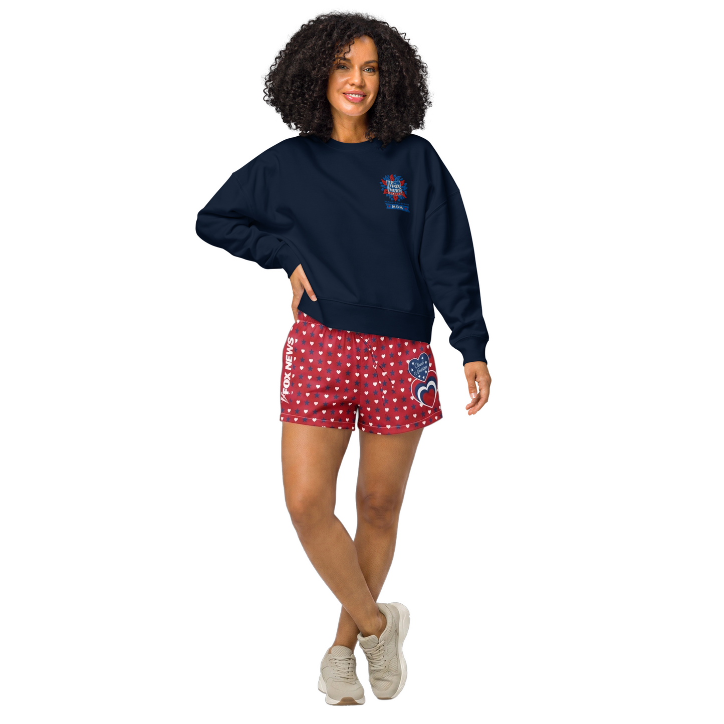 FOX News Proud American Mom Embroidered Sweatshirt