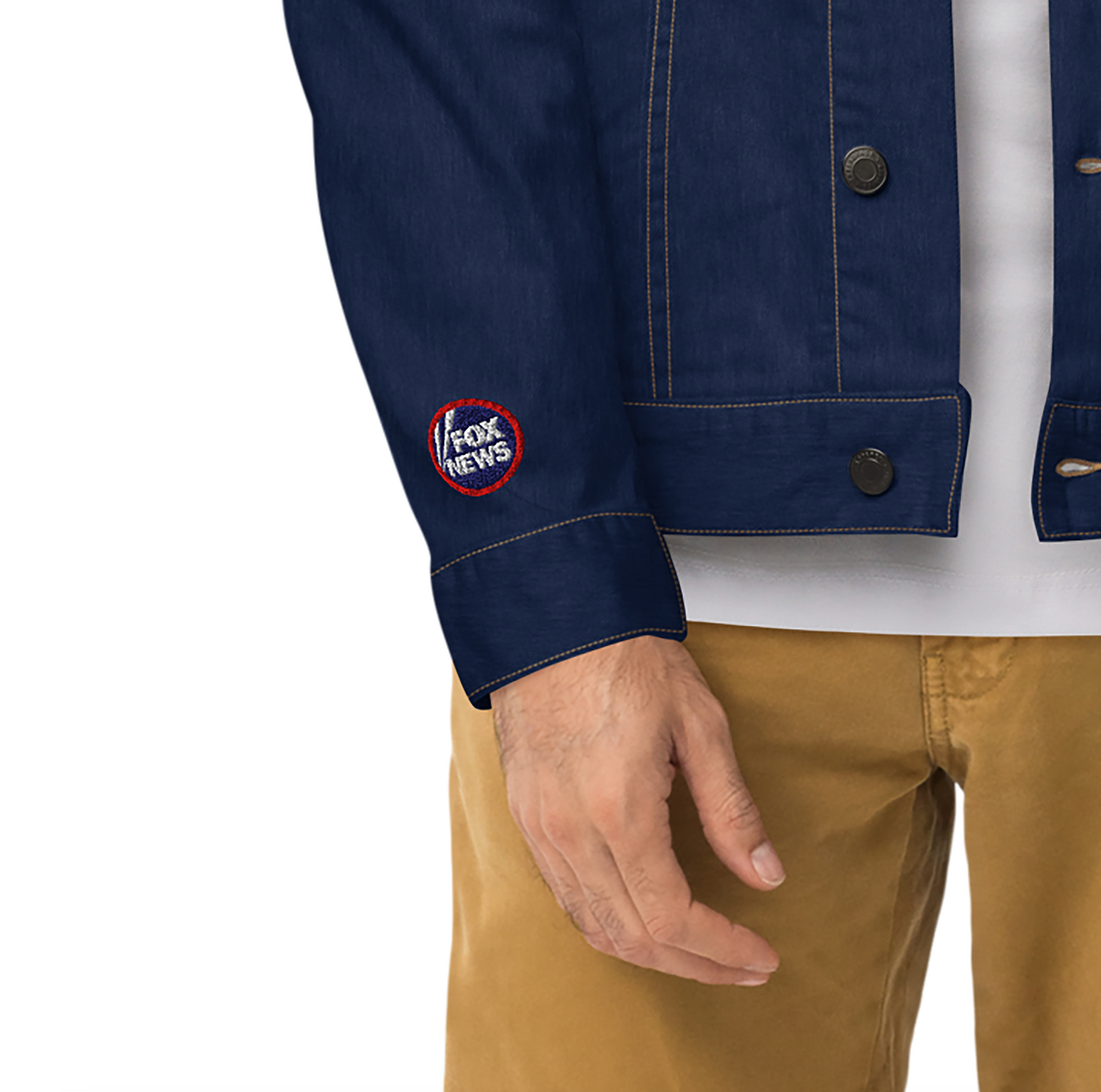 FOX News Proud American Dad Denim Jacket