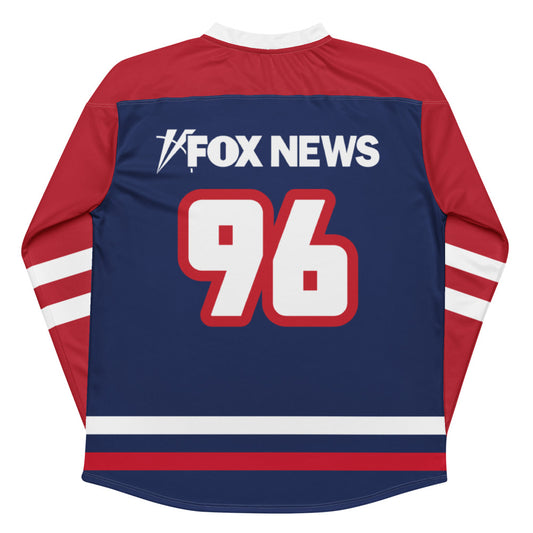 FOX News Logo Sports Hockey Fan Jersey