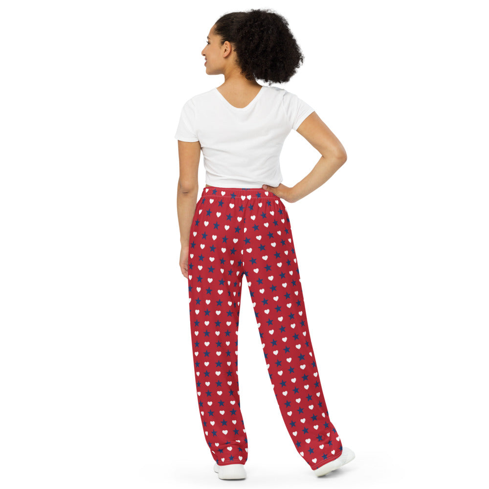 FOX News Proud American Hearts And Stars Lounge Pants