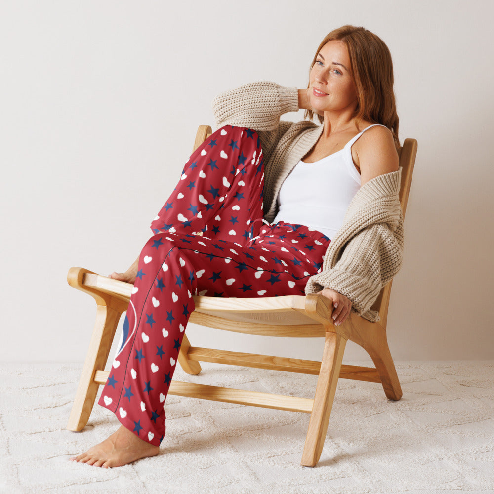 FOX News Proud American Hearts And Stars Women's Pajama Pants