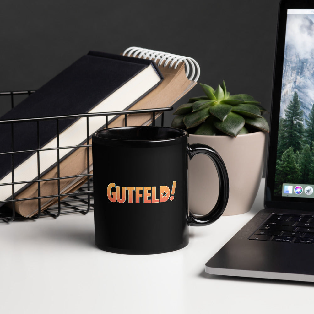 Gutfeld! Great With Beverages Black Mug