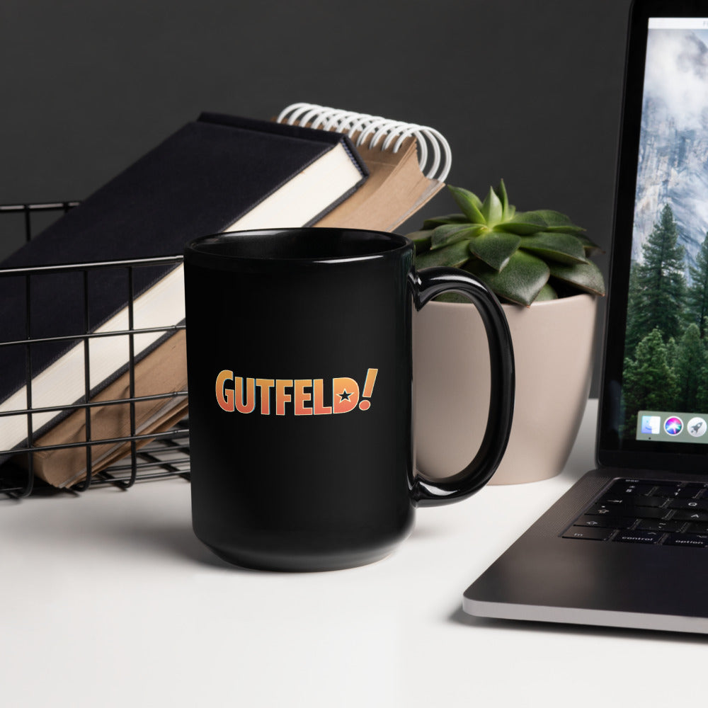 Gutfeld! Great With Beverages Black Mug