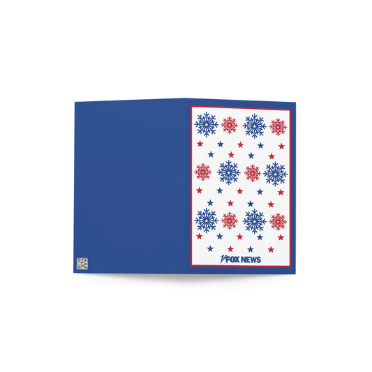 FOX News Holiday Snowflakes Greeting Card
