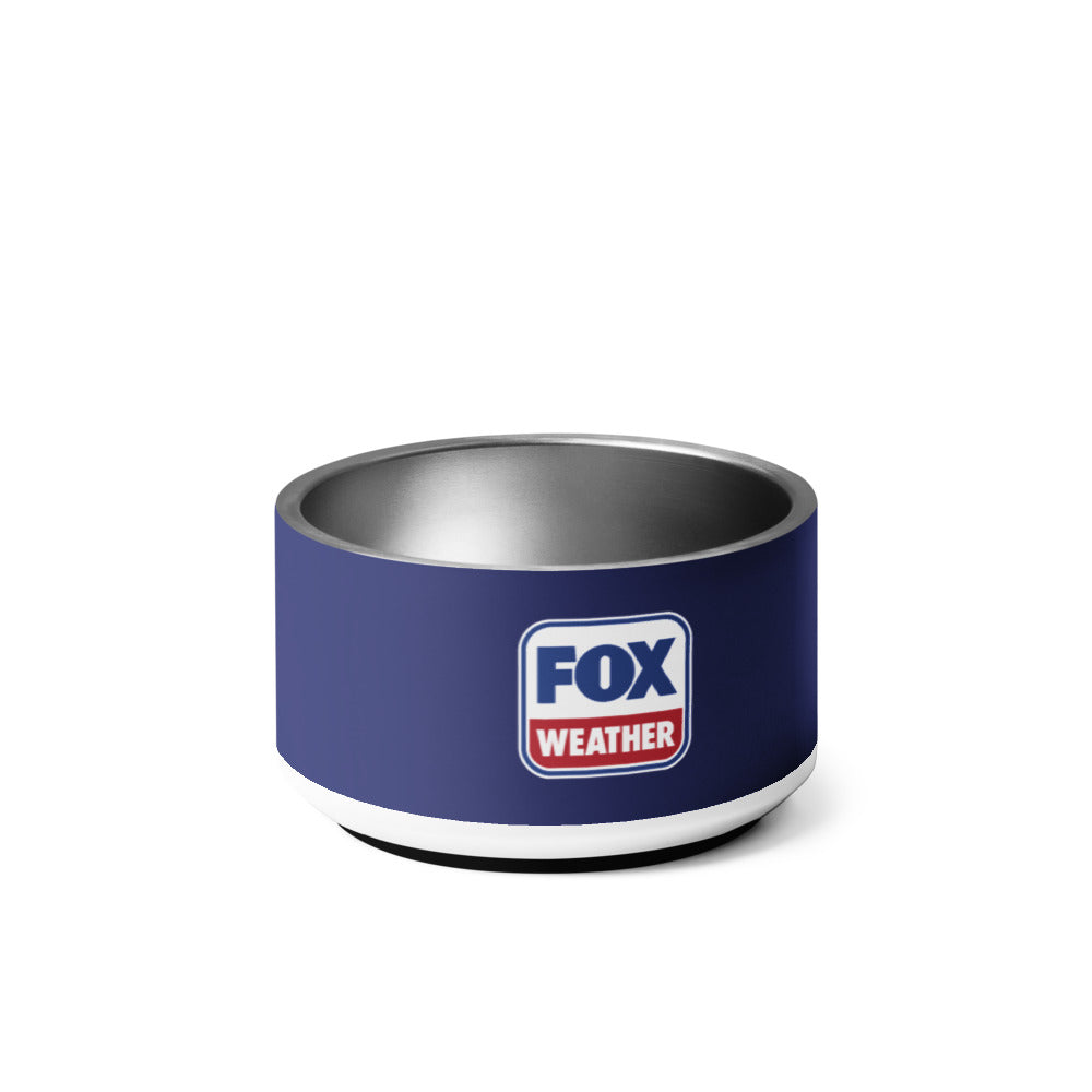 FOX Weather Logo Pet Bowl 18 oz