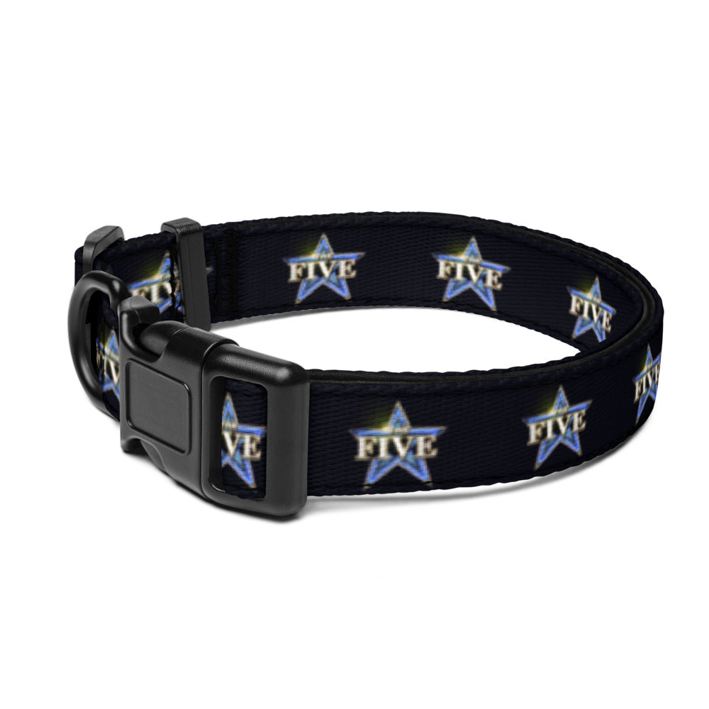 The Five Logo Pet Collar L