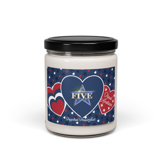 The Five Hearts And Stars Candle Peppered Passionfruit