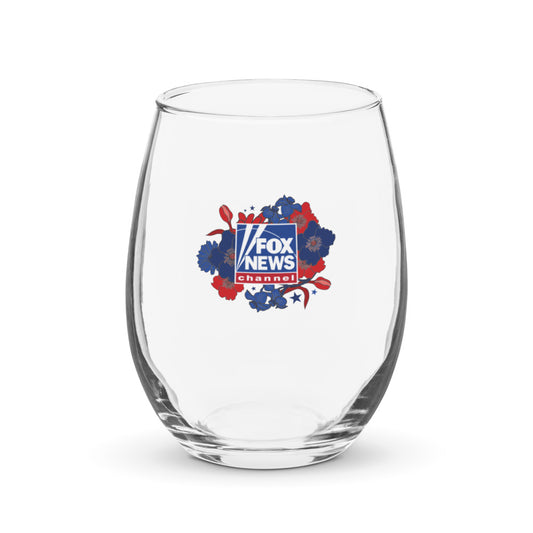 FOX News Proud American Mom Stemless Wine Glass