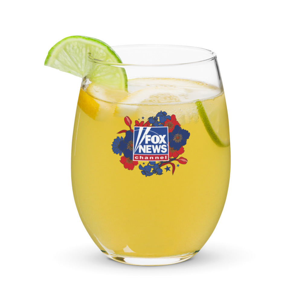 FOX News Proud American Mom Stemless Wine Glass