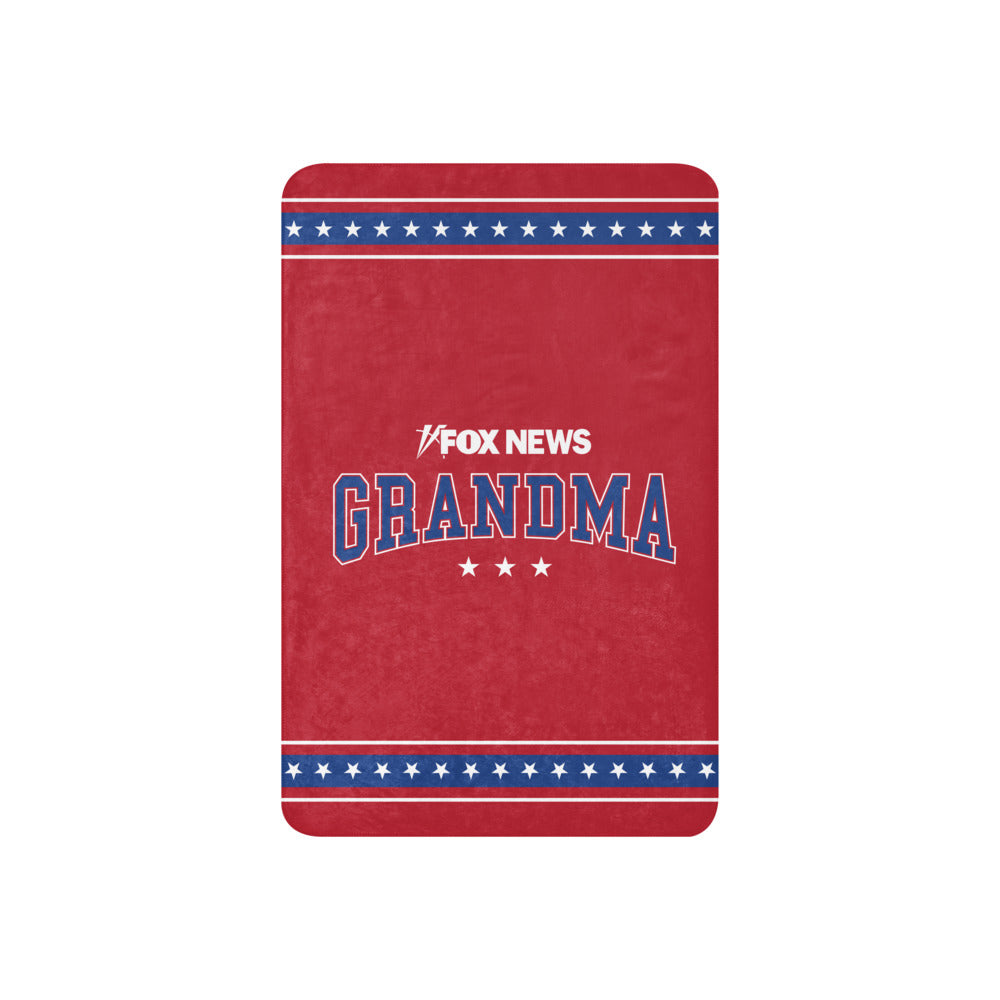 Fox News Grandma Sherpa Blanket 37 in x 57 in