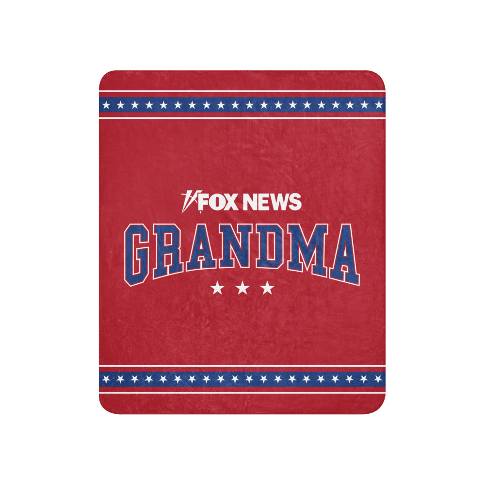 Fox News Grandma Sherpa Blanket 50 in x 60 in