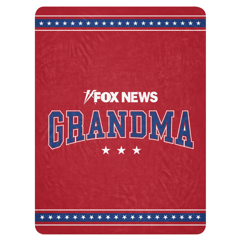 Fox News Grandma Sherpa Blanket 60 in x 80 in