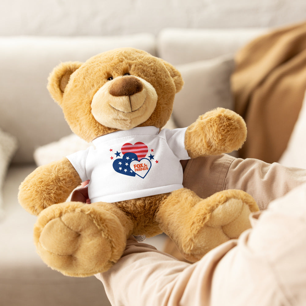 FOX & Friends Hearts Teddy Bear