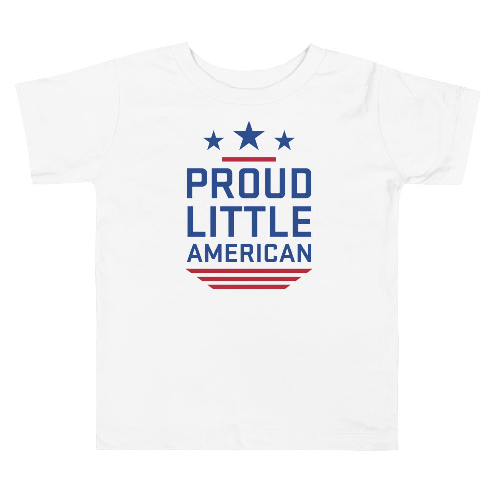 Fox News Proud Little American Toddler T-Shirt White