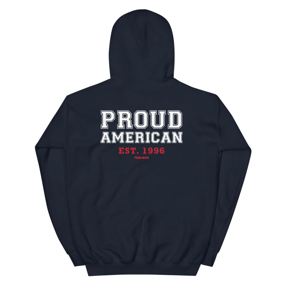Fox News Proud American Hoodie Navy