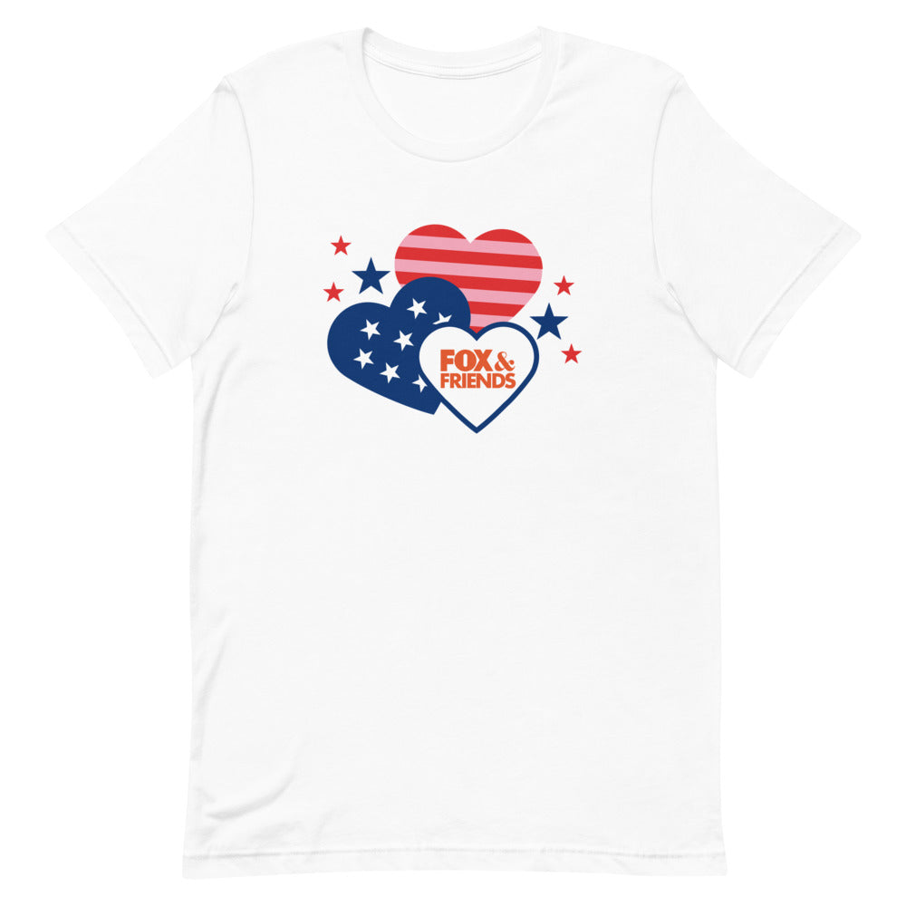 FOX & Friends Hearts Unisex T-Shirt