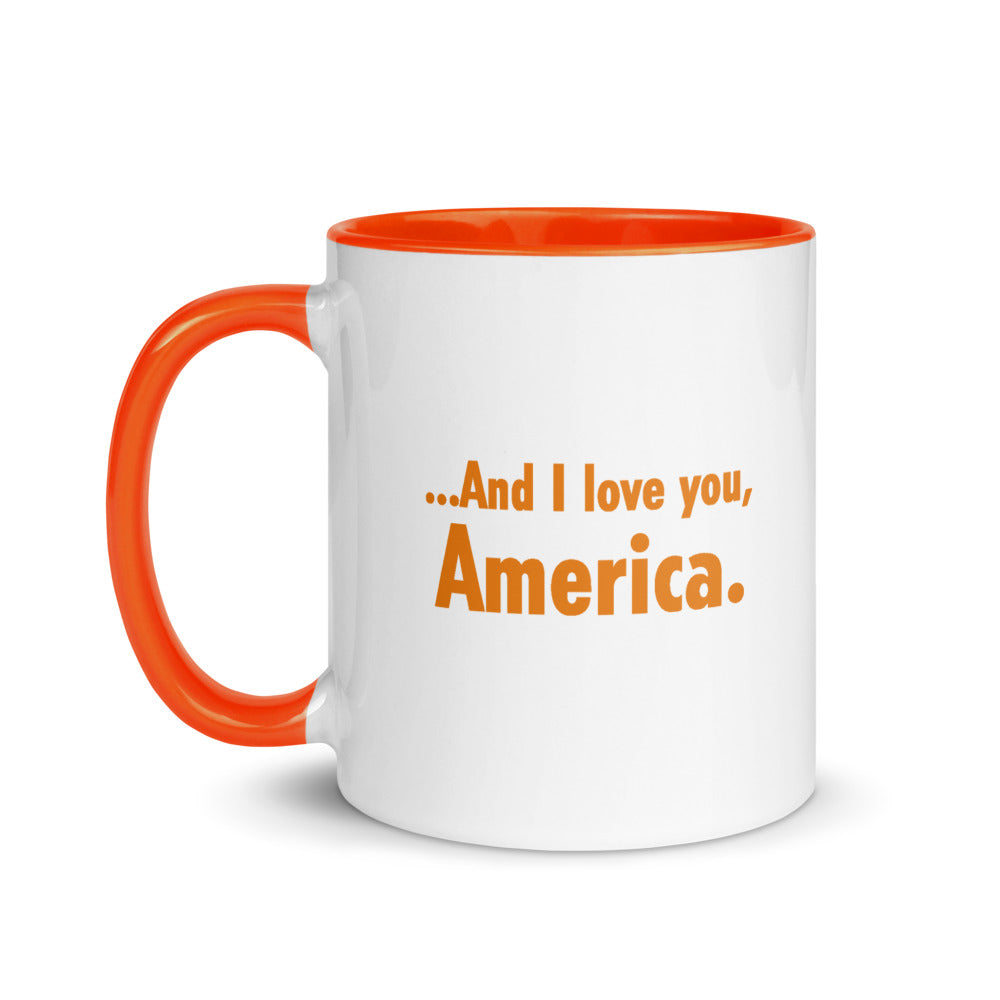 Gutfeld! And I love you, America Mug 11 oz