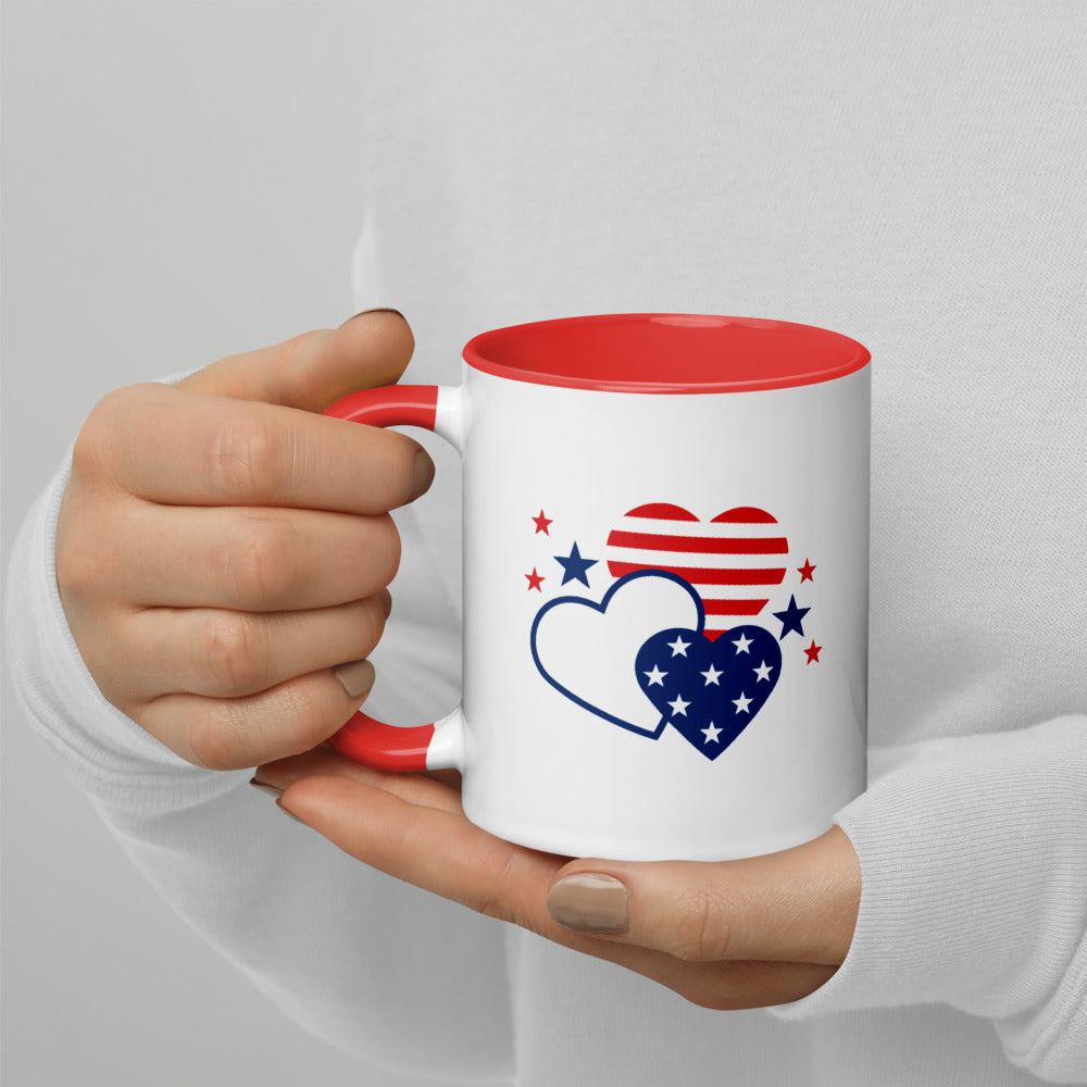 FOX & Friends Hearts Two-tone Mug
