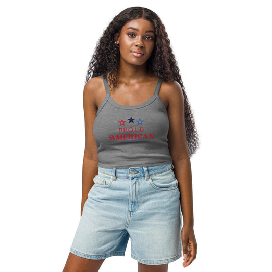 FOX News Proud American Women's Micro-Rib Tank Top