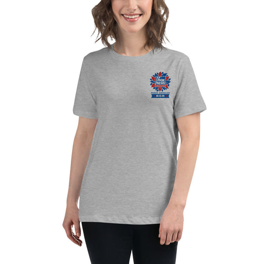 FOX News Proud American Mom Embroidered Women's T-Shirt