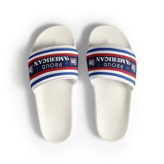 FOX News Proud American Women's Slides White