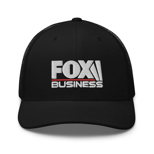 FOX Business Logo Embroidered Retro Trucker Hat