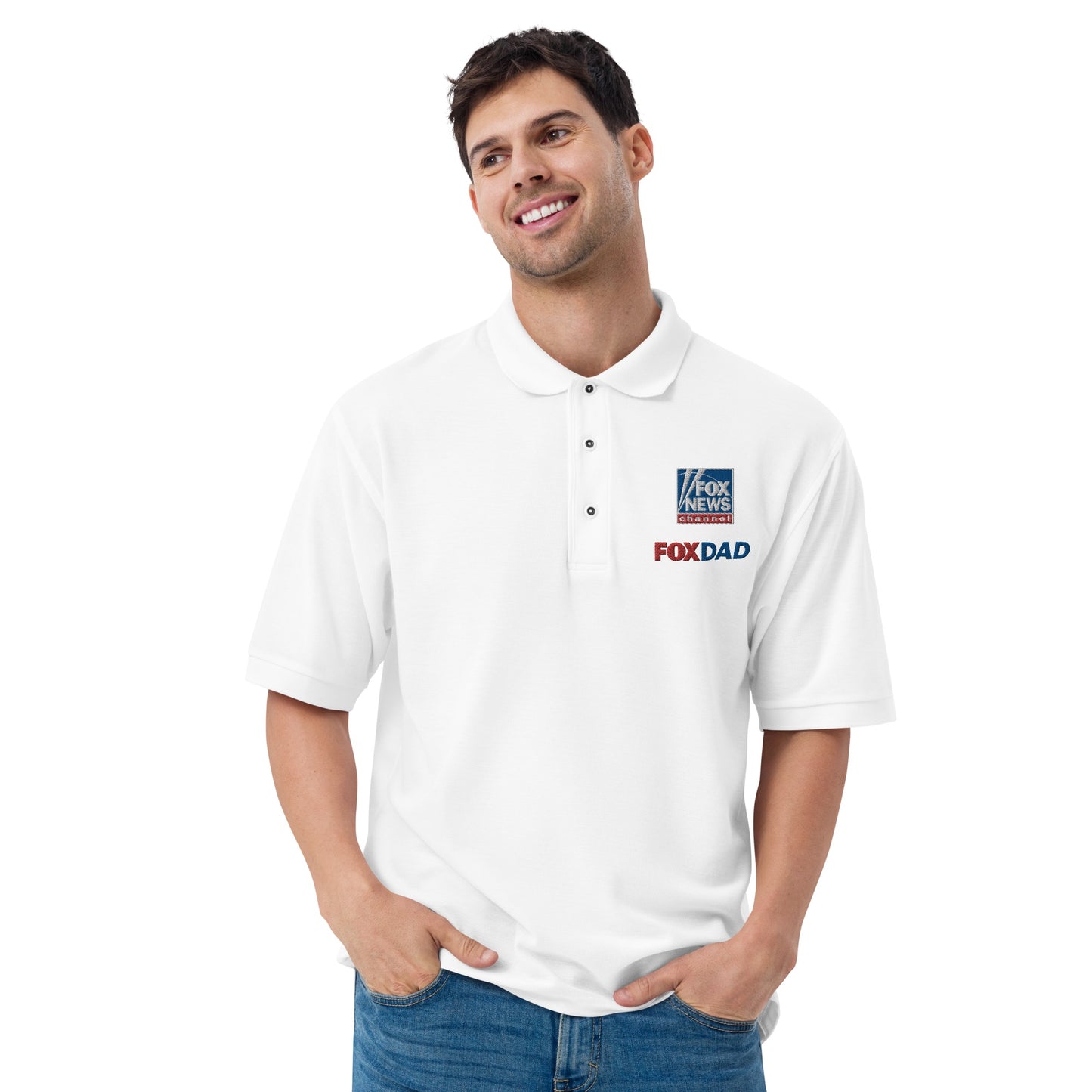 FOX News Dad Embroidered Polo Shirt