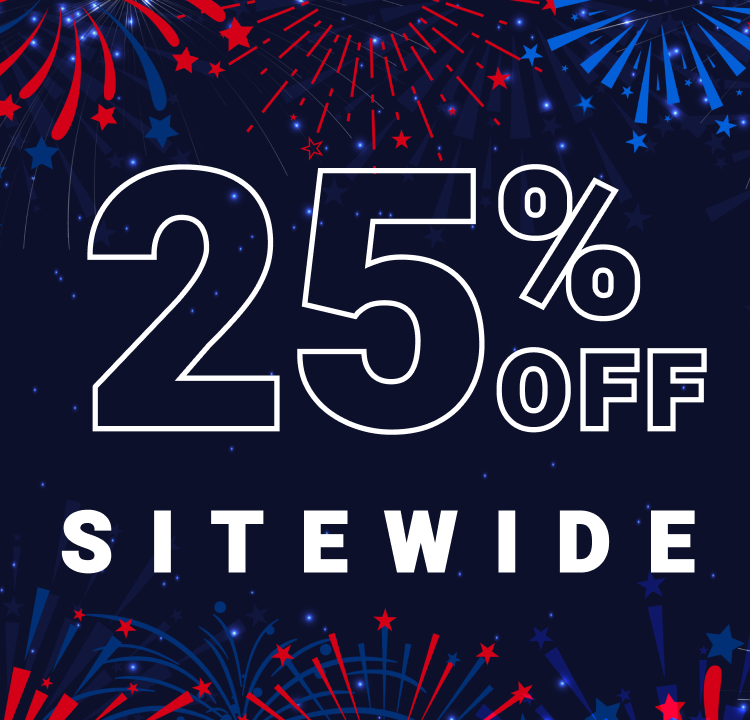 <p>25% OFF SITEWIDE</p>