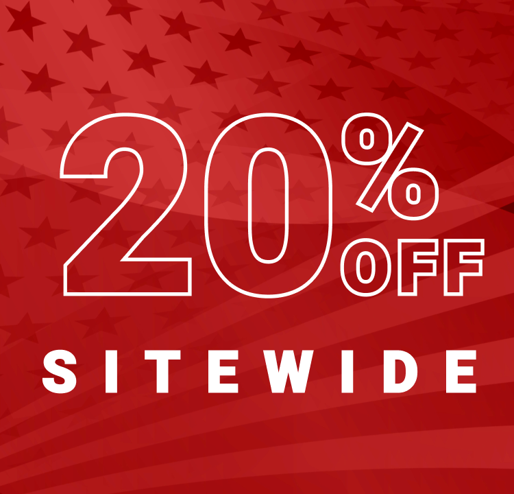 <p>20% OFF SITEWIDE</p>
