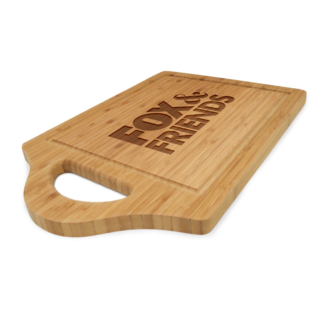 FOX & Friends Logo Laser Engraved Cutting Board