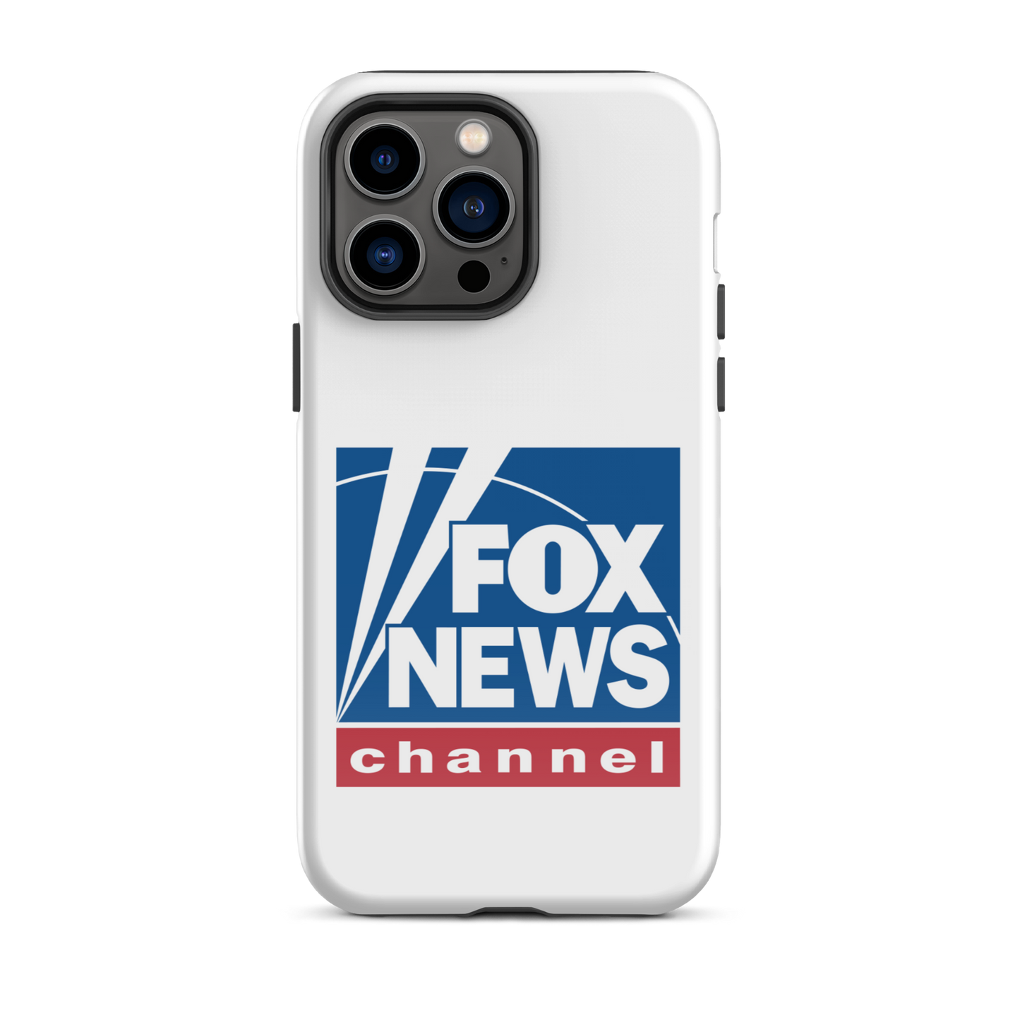 Fox News Logo White Tough Phone Case - iPhone