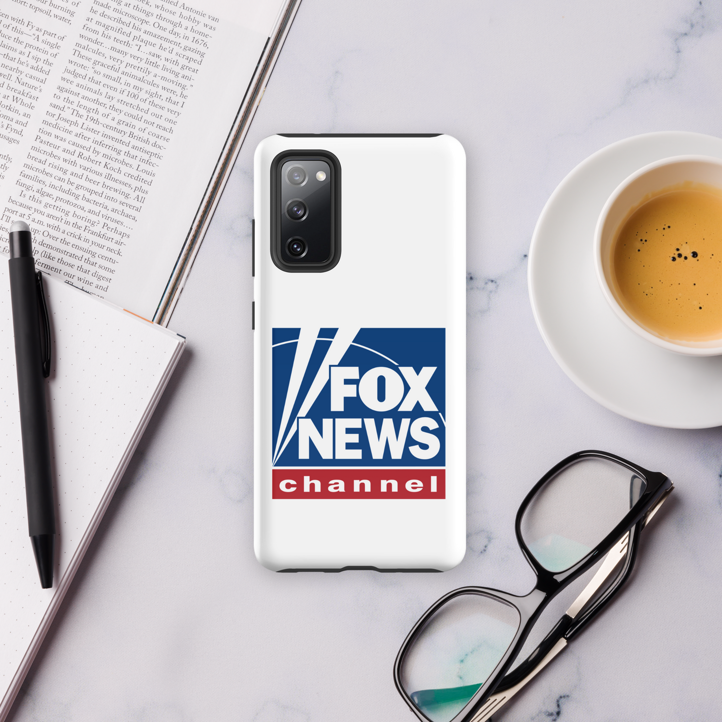 Fox News Logo White Tough Phone Case - Samsung