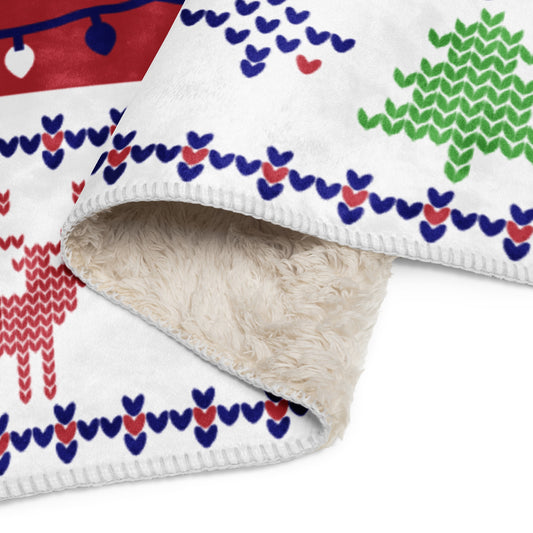 FOX News Holiday Sherpa Blanket-3