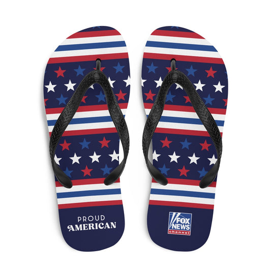 FOX News Proud American Flip Flops