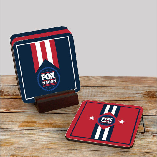 FOX Nation Logo Coaster Set