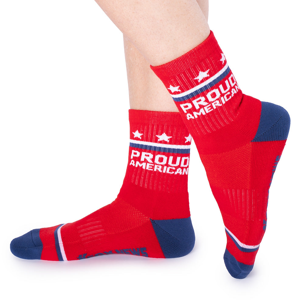 FOX News Proud American Midi Socks (Red)