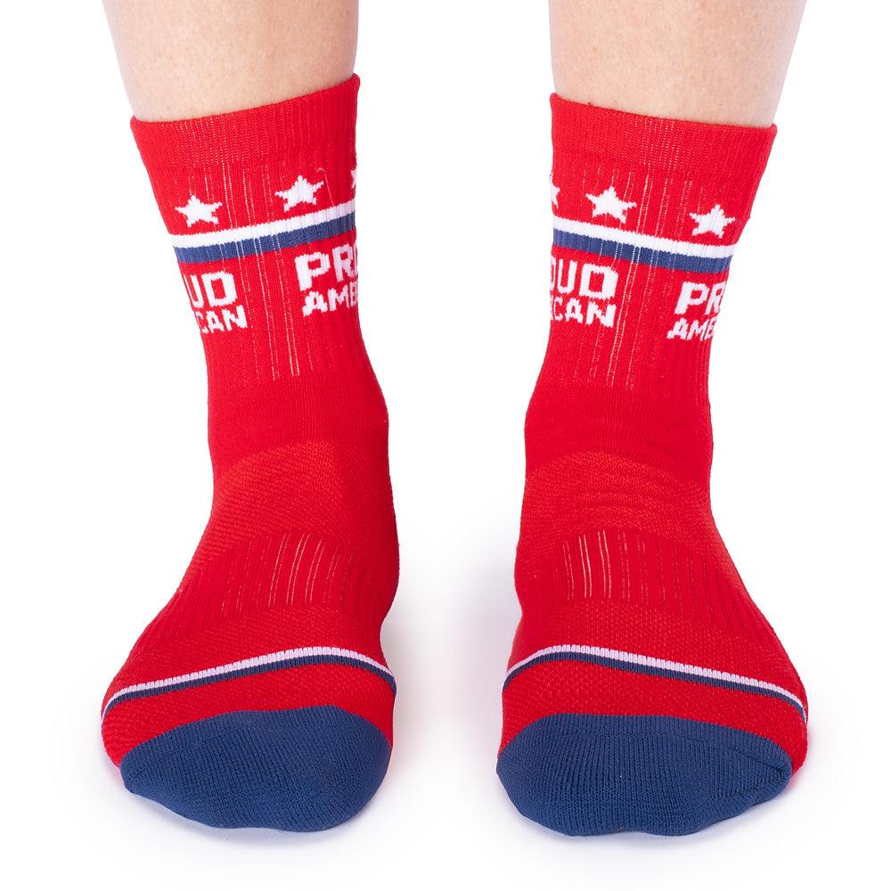 FOX News Proud American Midi Socks (Red)