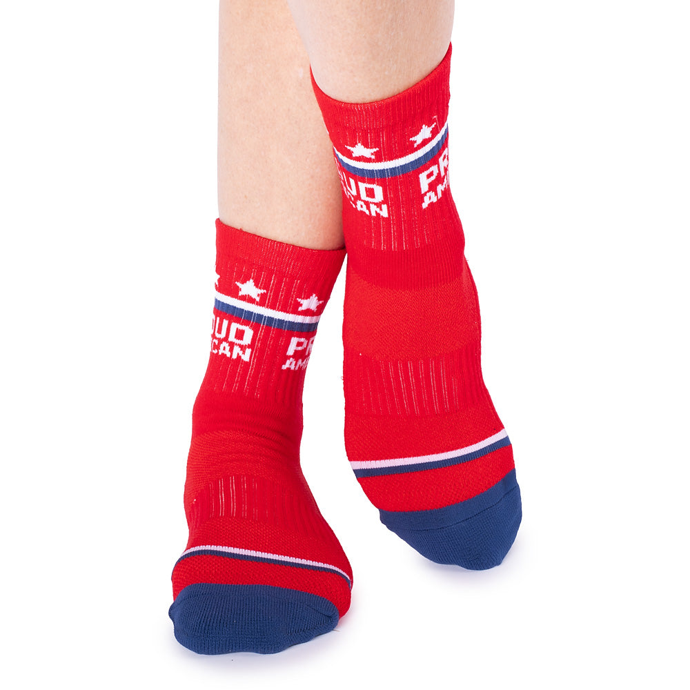 FOX News Proud American Midi Socks (Red)