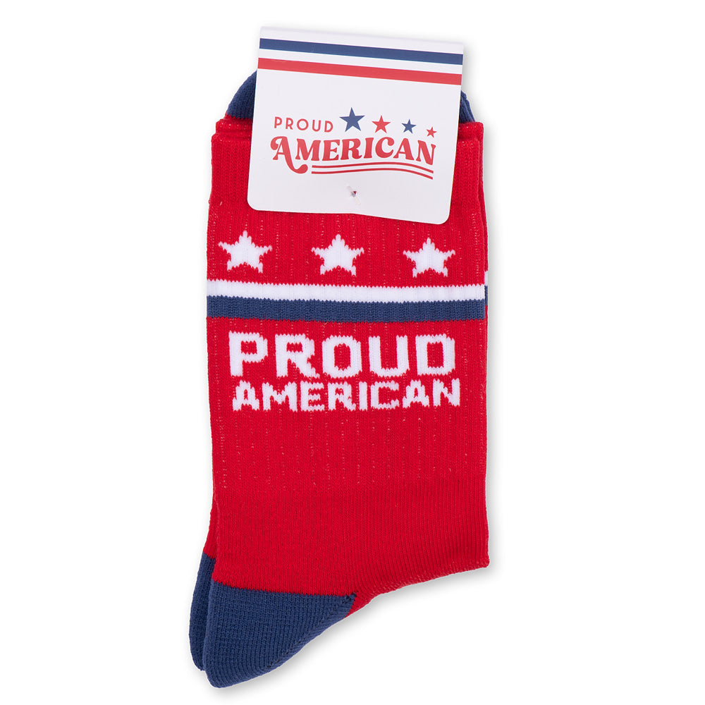 FOX News Proud American Midi Socks (Red)