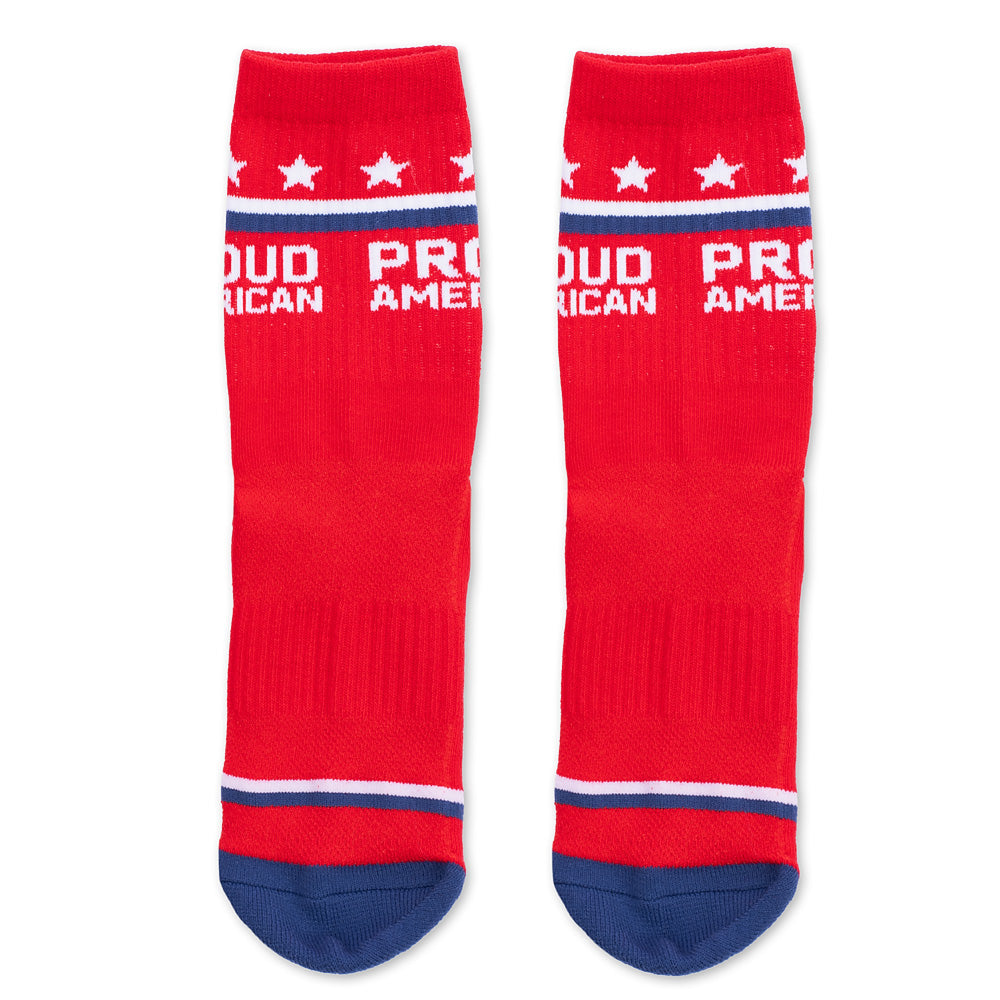 FOX News Proud American Midi Socks (Red)