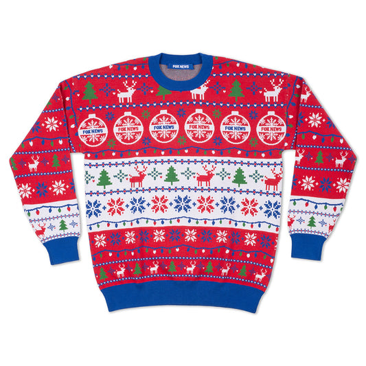 FOX News 2024 Knit Holiday Sweater