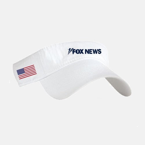 Fox News Visor-White White