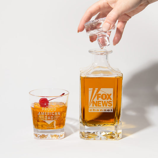 FOX News Proud American Dad Decanter Set