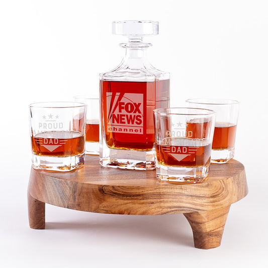 FOX News Proud American Dad Decanter Set