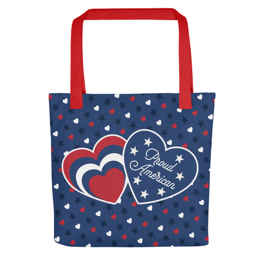FOX News Proud American Hearts And Stars Tote Bag
