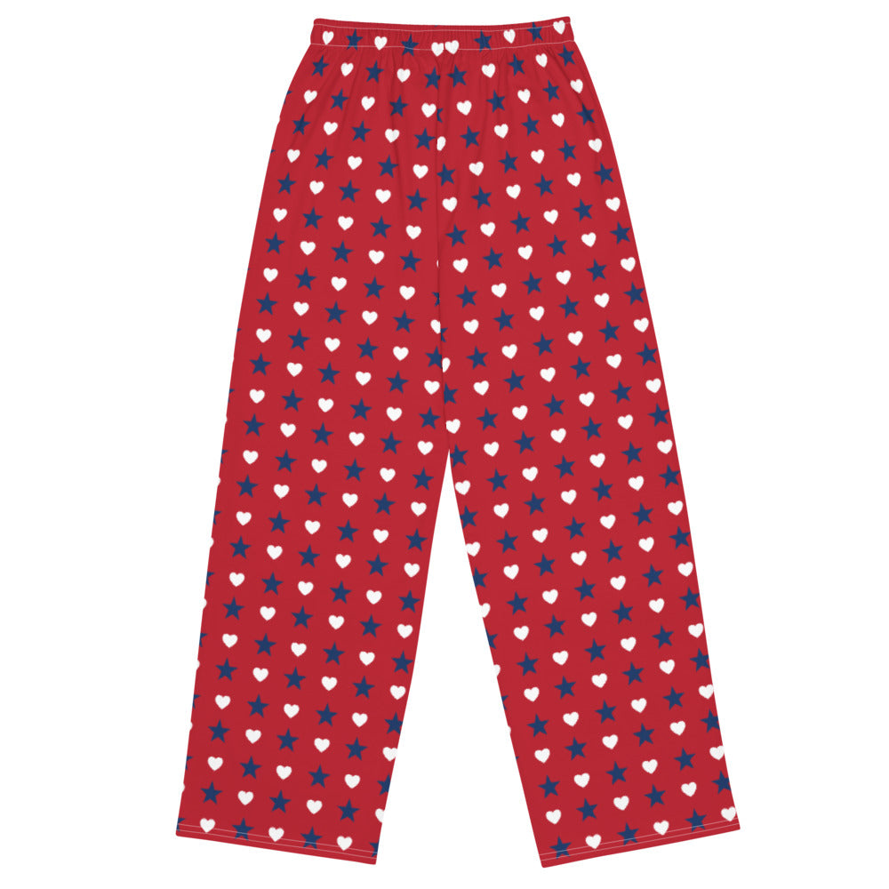 FOX News Proud American Hearts And Stars Lounge Pants