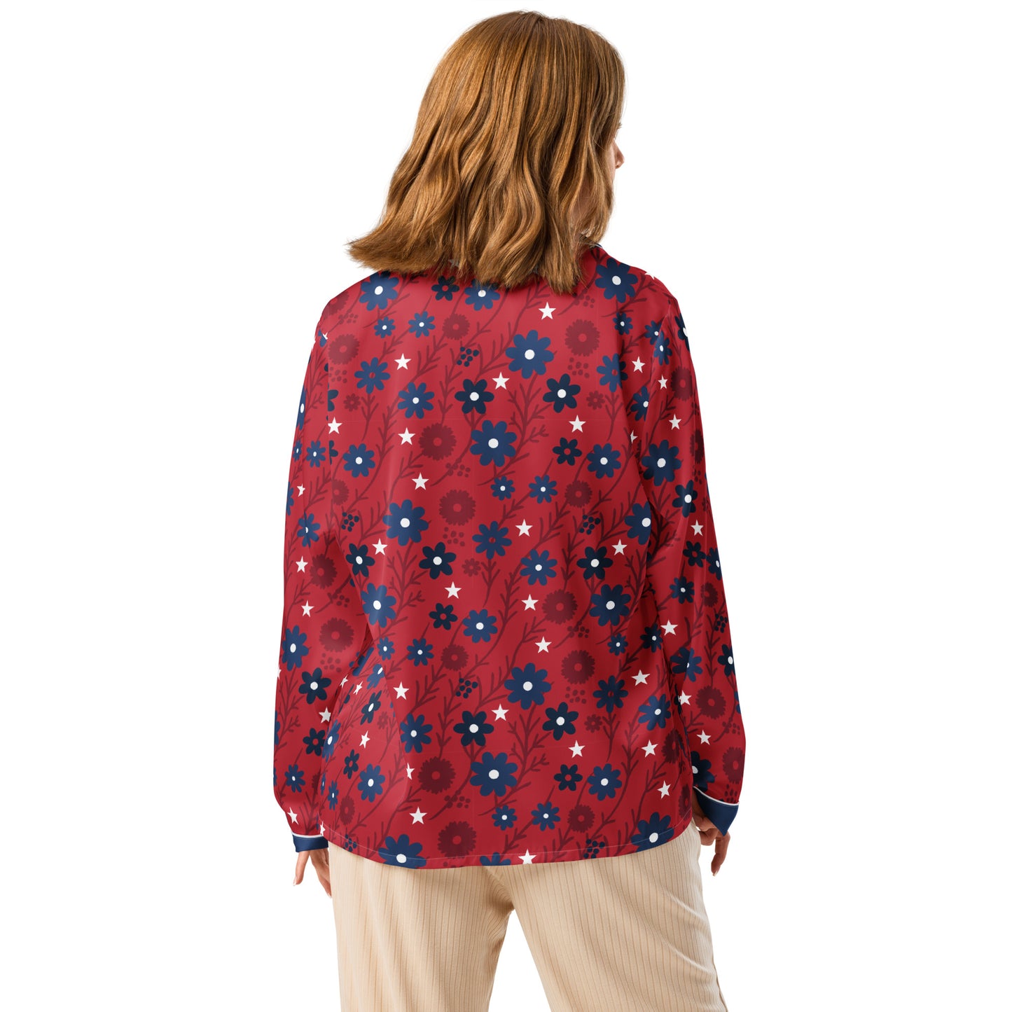 FOX News Proud American Mom Long Sleeve Pajama Top