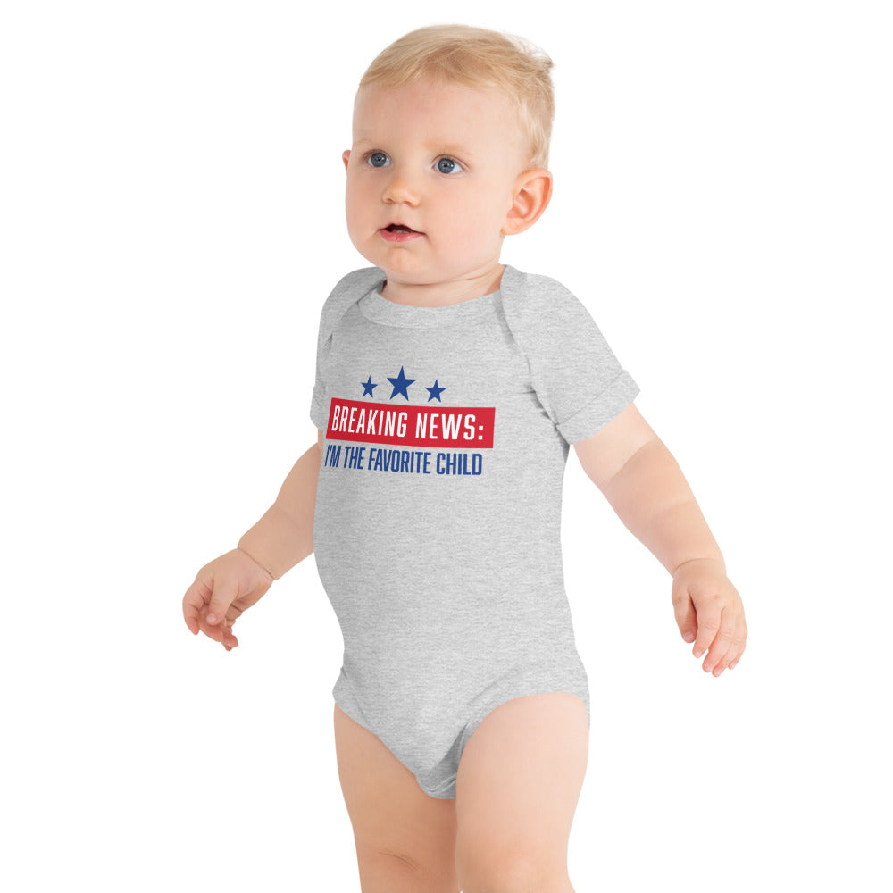 Fox News Breaking News Baby Bodysuit